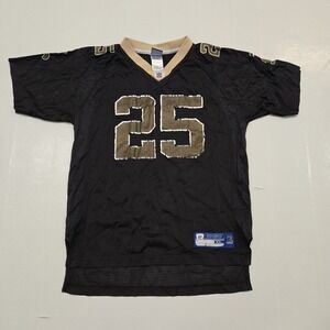 Vintage Reebok NFL New Orleans Saints Reggie Bush #25 Jersey Youth XL